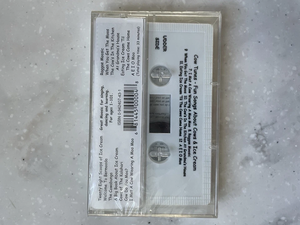 Brent Holmes - Cow Tunes for Kids Fun Songs about Cows & Ice Cream Cassette RARE - Image 4 of 4