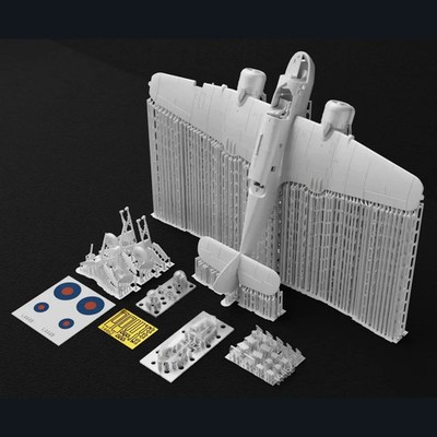 1/144 Bristol Beaufort Mk.I Aircraft Model Kit Metallic Details MDR14462