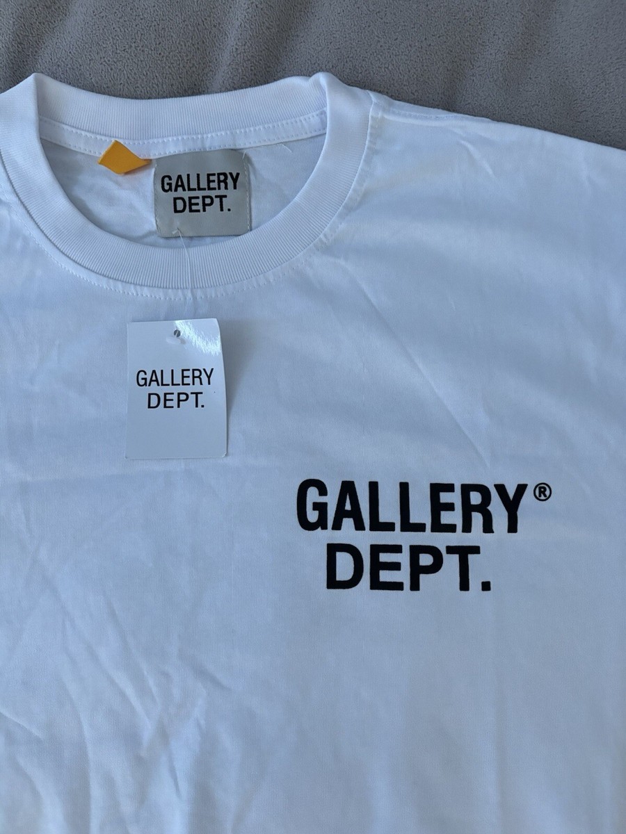 Gallery Dept Short Sleeves Oversized T-shirt Color Beige Size