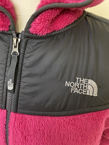 The North Face Girls Jacket Fleece OSO Full Zip Size XL Extra Large 18 Pink - Picture 2 of 12