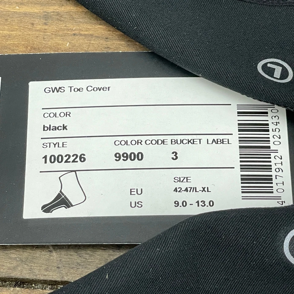 Cubierta de puntera Gore C3 Windstopper XL L se adapta a talla 9,0 a 13,0 9 10 11 12 13 bicicleta Foto 3 de 4