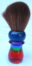 YAQI-26mm Rainbow High Quality Synthetic Hair MEN SHAVING BRUSH-Estate Sale Find