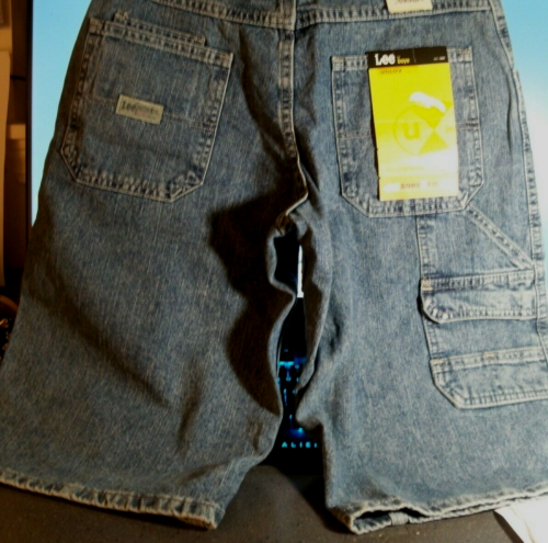 LEE Sure Fit Utility Shorts Boys size 18R 100% Cotton Adjustable Waist Denim - Picture 5 of 5