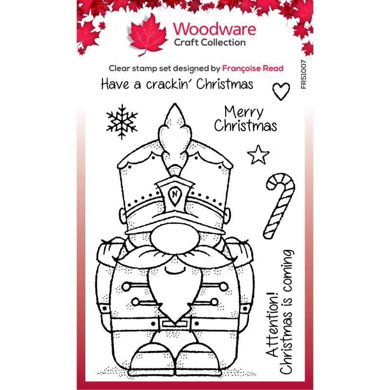 Woodware Clear Stamp Francoise Read 4"" x 6"" Nutcracker Gnome FRS1007