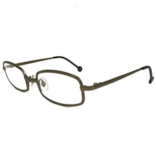 Vintage la Eyeworks Eyeglasses Frames TUNEUP 573 Brown Rectangular 50-20-125