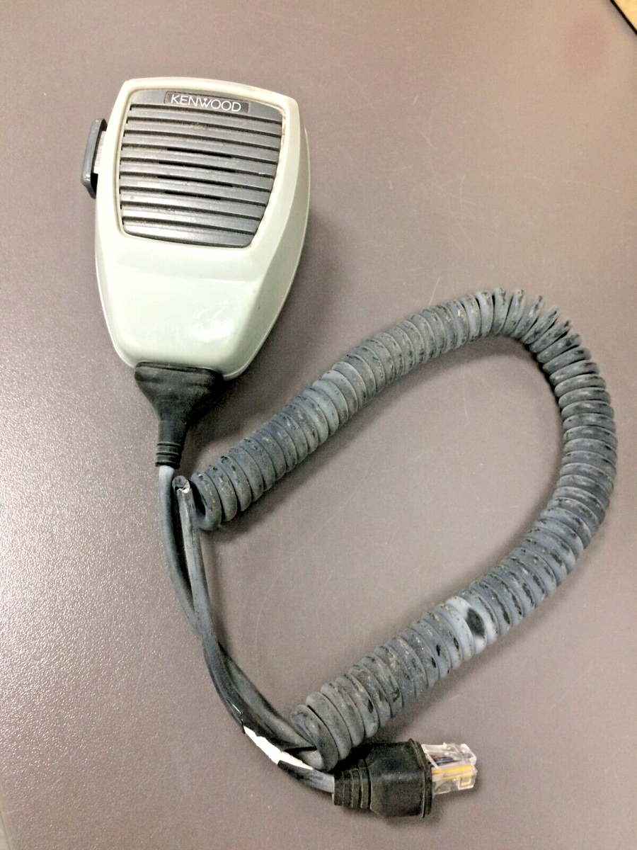 Kenwood KMC-27, Heavy Duty Mic, 8 Pin RJ-45 Connection, Tested | eBay