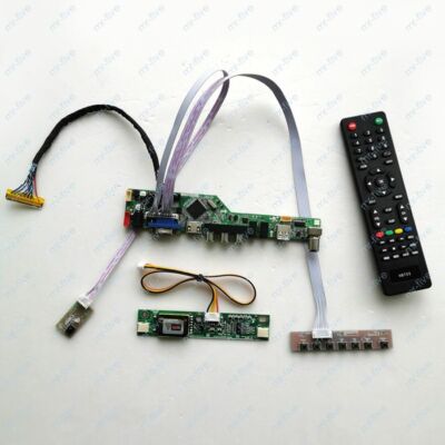 For M156XW01 V0 2CCFL 1366*768 LVDS 30-Pin screen analog tv controller board kit