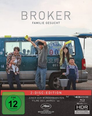 Broker - Familie gesucht - 4K Ultra HD Mediabook # UHD+BLU-RAY-NEU