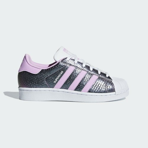 Adidas Superstar B37184 Unisex Kids Purple \u0026amp; White Casual Shoes Size  5.5 OU437 | eBay