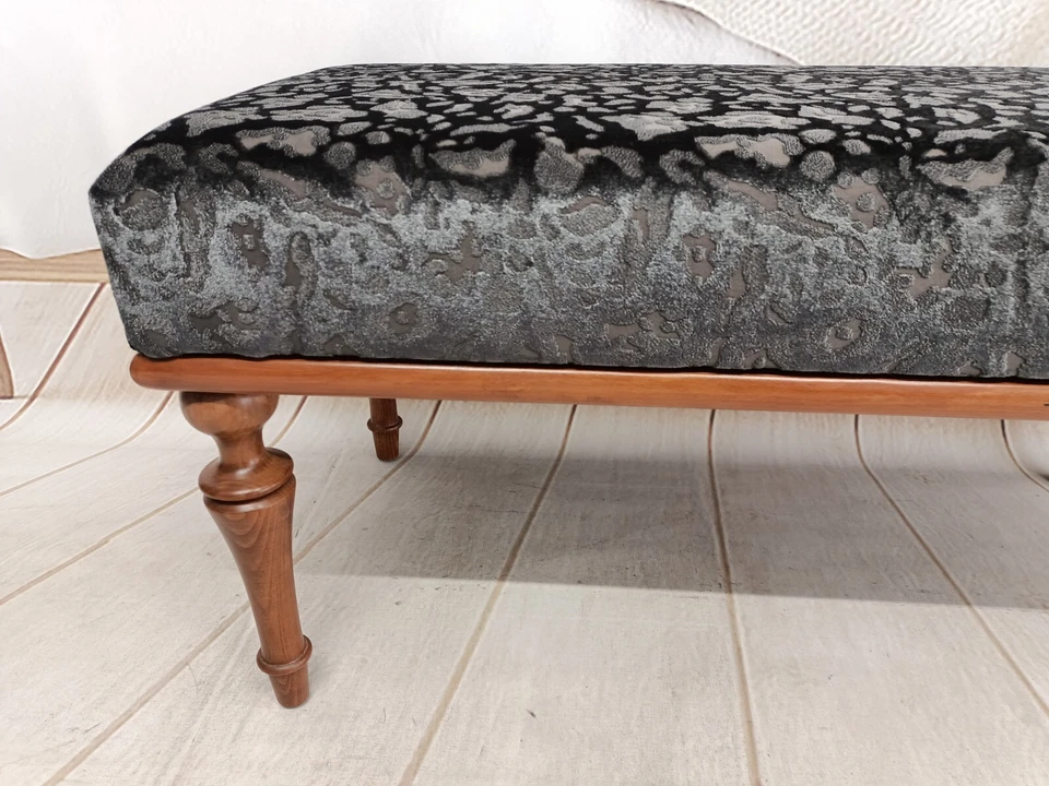Upholstered bench, Purse bench, Hallway bench, Bench with cushion, Window bench - Image 3 of 4