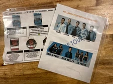 New Kids On The Block Pass List 6-15-22 And Head Shot Band List GR, Mi Van Andel