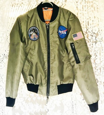green nasa bomber jacket