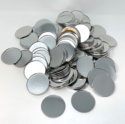 Shell Button Silver 174 total, 2.25