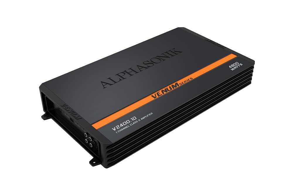 Alphasonik V2400.1D VENUM Series 4800 Watts Max Monoblock Car