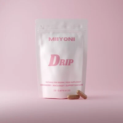 MIIYONI Probiotic Alternative Vegan Maca Root, Cranberry & Slippery Elm Bark Capsules