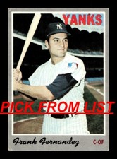 1970 Topps 3-526 VG-EX Pick From List All PICTURED