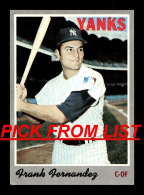 1970 Topps 3-526 VG-EX Pick From List All PICTURED