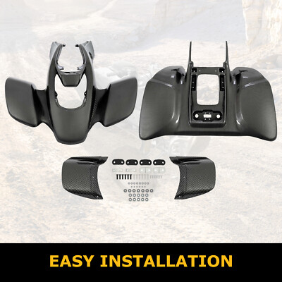 For Honda TRX 400EX 99-04 Carbon Fiber Style Front and Rear Fender