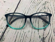 Glasses Women Men Computer Frame Teens Black Blue Gradient Square