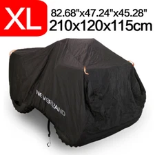 NEVERLAND XL Black ATV Cover Storage Dust UV For Yamaha Raptor 350 660R 700 700R