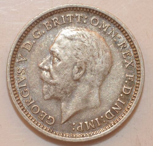1935 Three pence Great Britain silver
