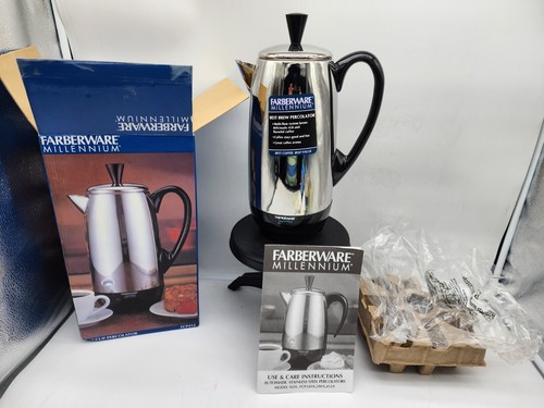 NEW! Farberware Millennium Automatic Coffee Maker 4-12 Cup Percolator