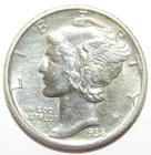 1938 Mercury Dime AU/UNC (B156)