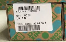 50pcs New Phoenix Contact Straight through terminal blocks UK 5 N 3004362