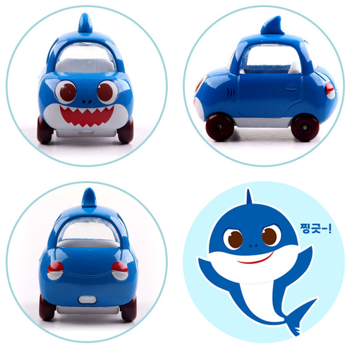 Pinkfong Babyshark Mini Metal Car Pinkfong Daddy Mommy Baby William 5 Car Set - Picture 5 of 7