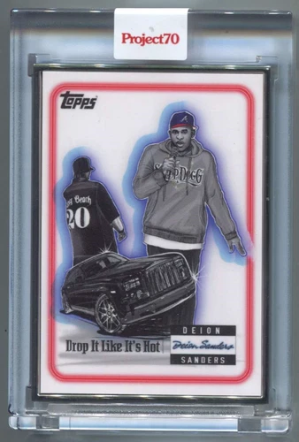 TOPPS PROJECT 70 SILVER ARTIST PROOF 463 DEION SANDERS by SNOOP DOGG 12/51