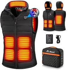 Ihood Women's Heated Vest Battery Pack With Retractable Heated Hood ( Medium )