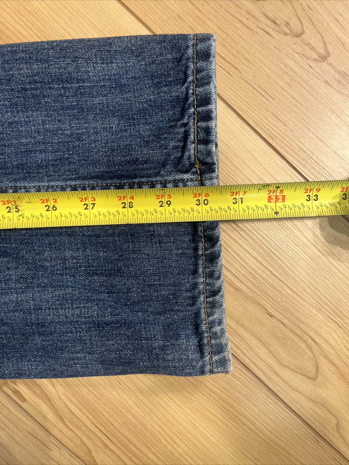 Levis 527 Boot Cut Jeans Mens Sz 34x30 Sandblasted Dark Wash