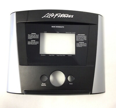 Life Fitness (BAS) X1 Elliptical Console Front Cover 8152901 or 80417