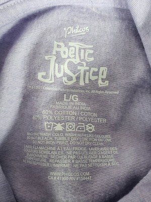 Tupac Poetic Justice Hoodie Sweatshirt Purple Menu0026#039;s Size Large | eBay
