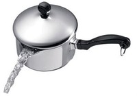 Qt Straining Saucepan By Meyer Cookware Corp. on sale Qt Straining Saucepan By Meyer Cookware Corp. on sale