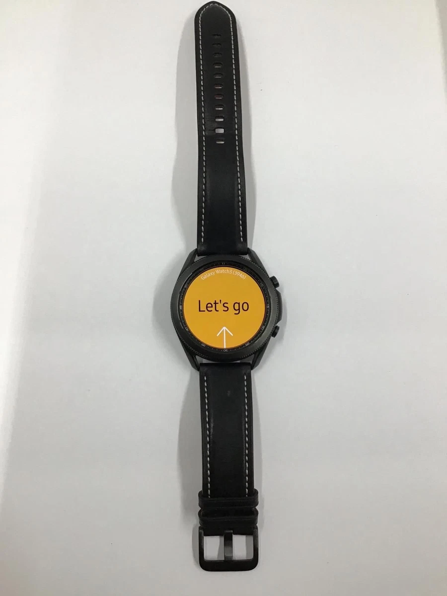 Samsung galaxy watch 3 45mm mystic black hotsell
