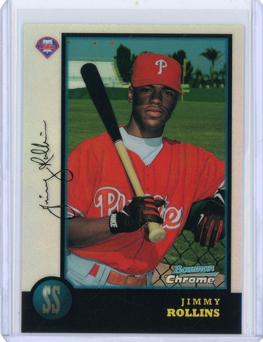 1998 Bowman Chrome Refractor #181 Jimmy Rollins