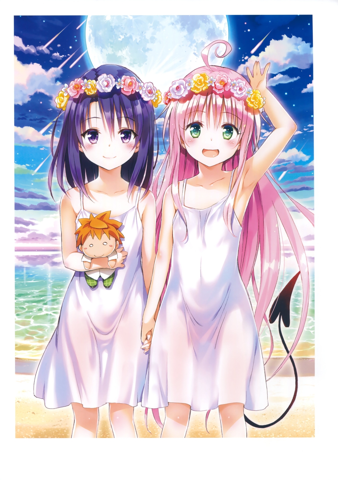 Custom Anime To Love-Ru Darkness Playmat Featuring Yuuki Rito & Lala
