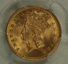 1873-P Gold Dollar — photo from another recent sale