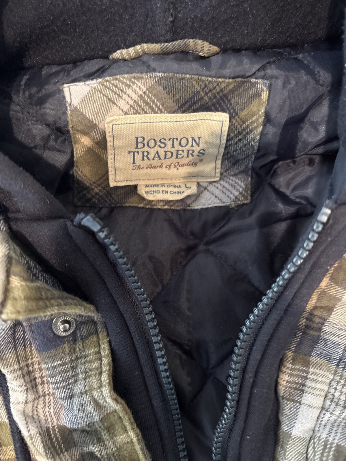 boston traders flannel jacket - image 2