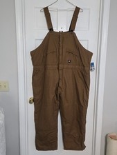 Polar King Premium Insulated Bib Overall Brown 276.28  sizes NWT