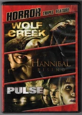 Horror Triple Feature [3DVD] Wolf Creek (unrated) / Hannibal Rising / Pulse
