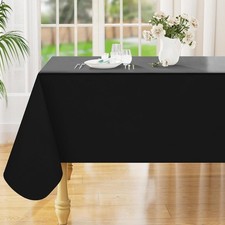 Rectangle Table Cloth 60x84 Inch, Waterproof Wipeable Vinyl Tablecloths