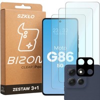 3X Schutzglas + Kameraglas FüR Motorola Moto G86 5G Bizon Displayschutzglas Glas