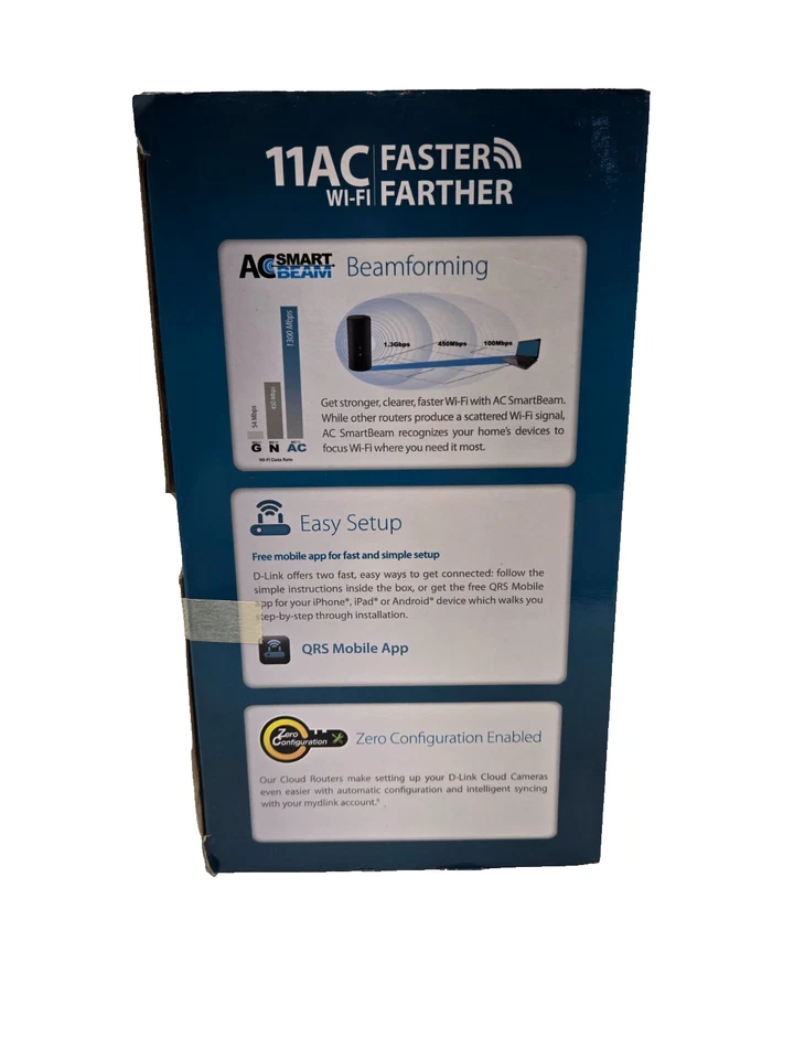 D-Link DIR-850L Wireless AC1200 Dual Band Gigabit Wi-Fi Cloud Router - Image 4 of 4