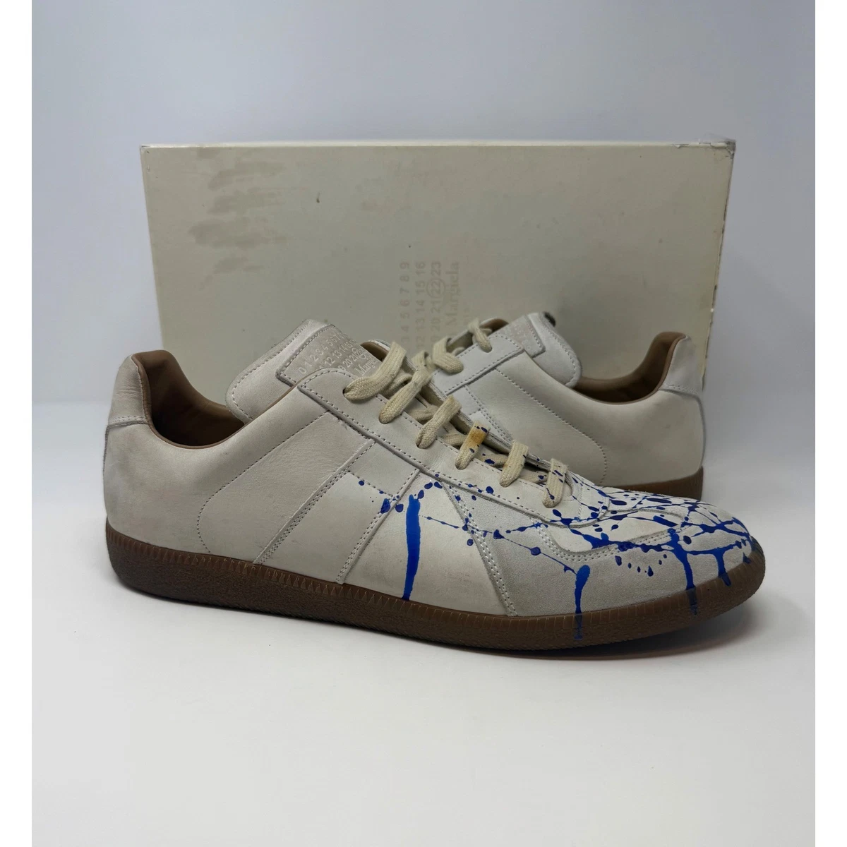 Maison Margiela Replica Paint Splatter - White for sale | eBay