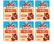 Bakers Sizzlers Dog Treats Bacon 6 x 90g 22.20 per kilo