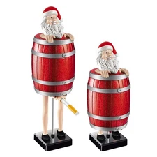 Santa Claus Cigarette Dispenser Up Holder Prank Toy Smoking Box Case Funny Gift