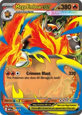ME: Mega Evolution Promo #035 Mega Emboar ex