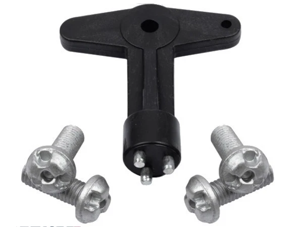 4 boulons écrous de jantes + clé antivol Pour RENAULT TWINGO SAFRANE VEL SATIS Foto 3 de 3